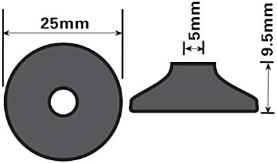 Trailer Cover Tie Down Button Hook Cleats – Plastic Fixing Buttons-32 Pack