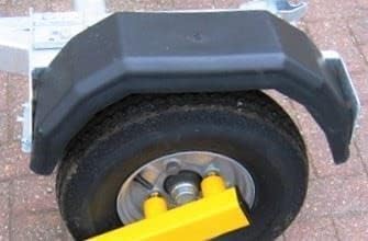 Trailer Plastic Mudguards – Pair (2x) Heavy Duty-MP265 – 490x140x200 (8" Wheels)