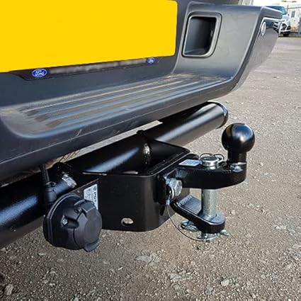 50mm Ball & Pin Hitch – Heavy Duty Towball Assembly-Black