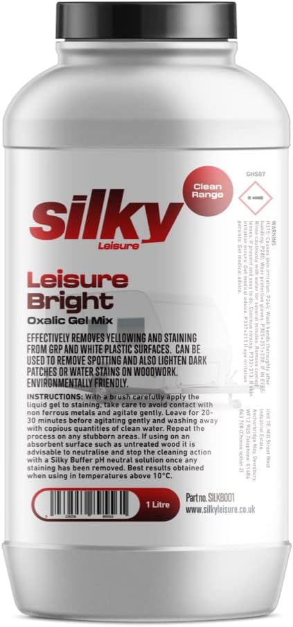 Silky Leisure Bright GRP & White Plastic Restorer – 1L
