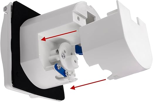 240V 16A Flush Fit Mains Socket – IP44 Splashproof-White