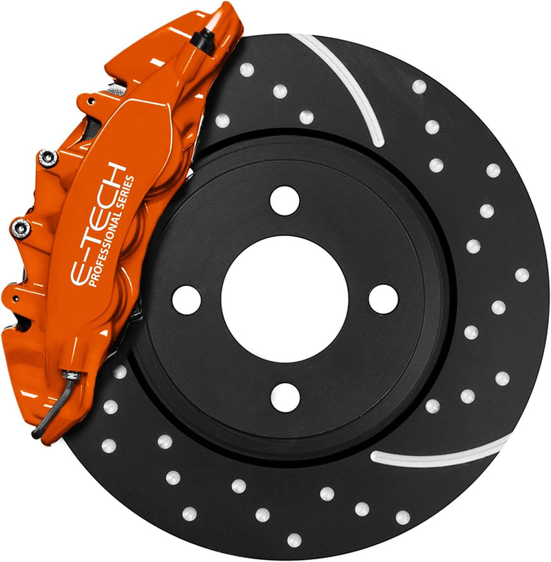 E‑Tech Brake Caliper Paint Kit – Professional High Temperature 220°C-Orange