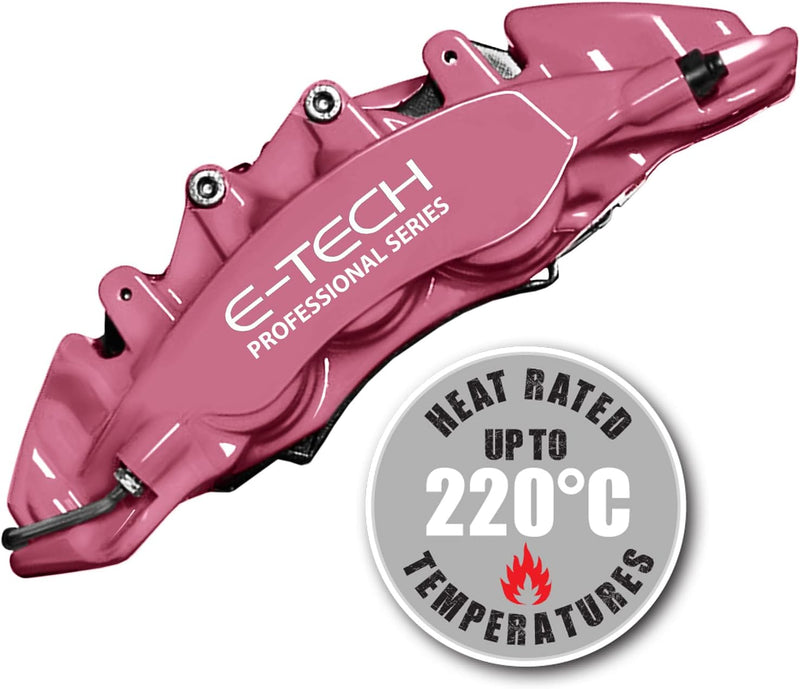 E‑Tech Brake Caliper Paint Kit – Professional High Temperature 220°C-Pink