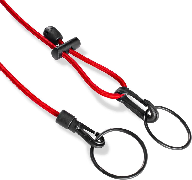 Trade Plate Holders Easy Adjust Hi-Vis Multi-Function Elasticated Cords 1 Pair