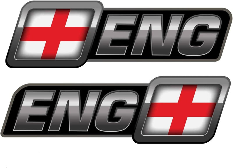 Speed Demons Flag Sticker – Self Adhesive Graphic-England (Side Flash)-Standard