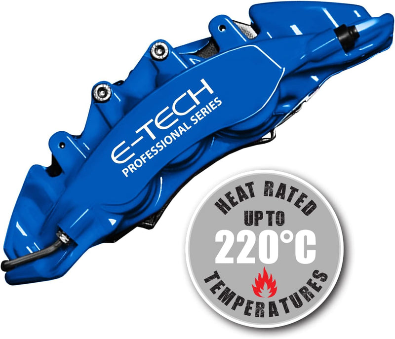 E‑Tech Brake Caliper Paint Kit – Professional High Temperature 220°C-Blue