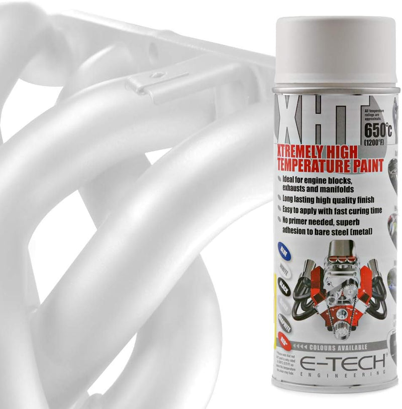 E‑Tech XHT High Temperature Paint – Heat Resistant up to 650°C-Silver