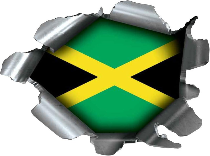 Speed Demons Flag Sticker – Self Adhesive Graphic-Jamaica-Standard