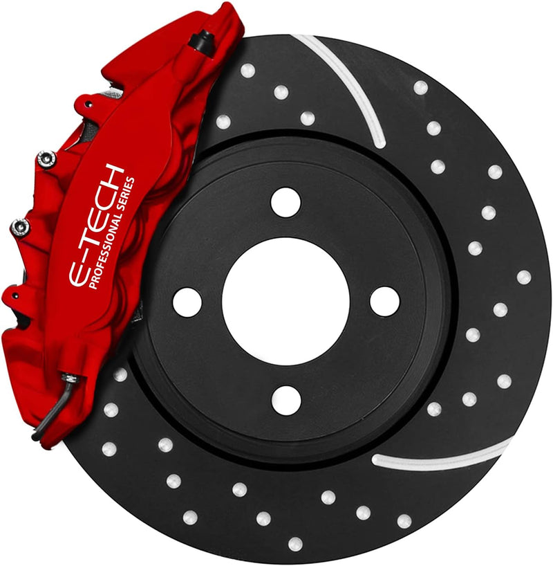 E‑Tech Brake Caliper Paint Kit – Professional High Temperature 220°C-Matt Red