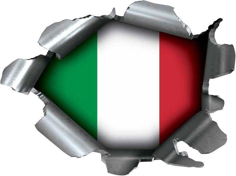 Speed Demons Flag Sticker – Self Adhesive Graphic-Italy-Standard
