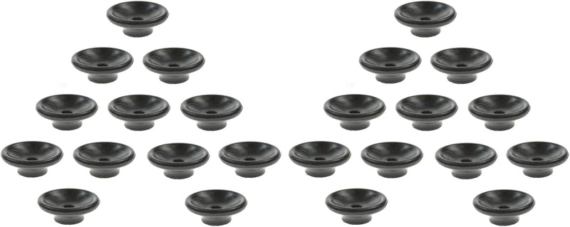 Trailer Cover Tie Down Button Hook Cleats – Plastic Fixing Buttons-24 Pack