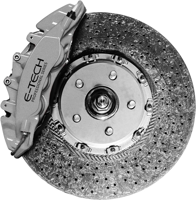 E‑Tech Brake Caliper Paint Kit – Professional High Temperature 220°C-Silver