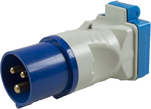 230V 16A Plug to BS Socket Adaptor
