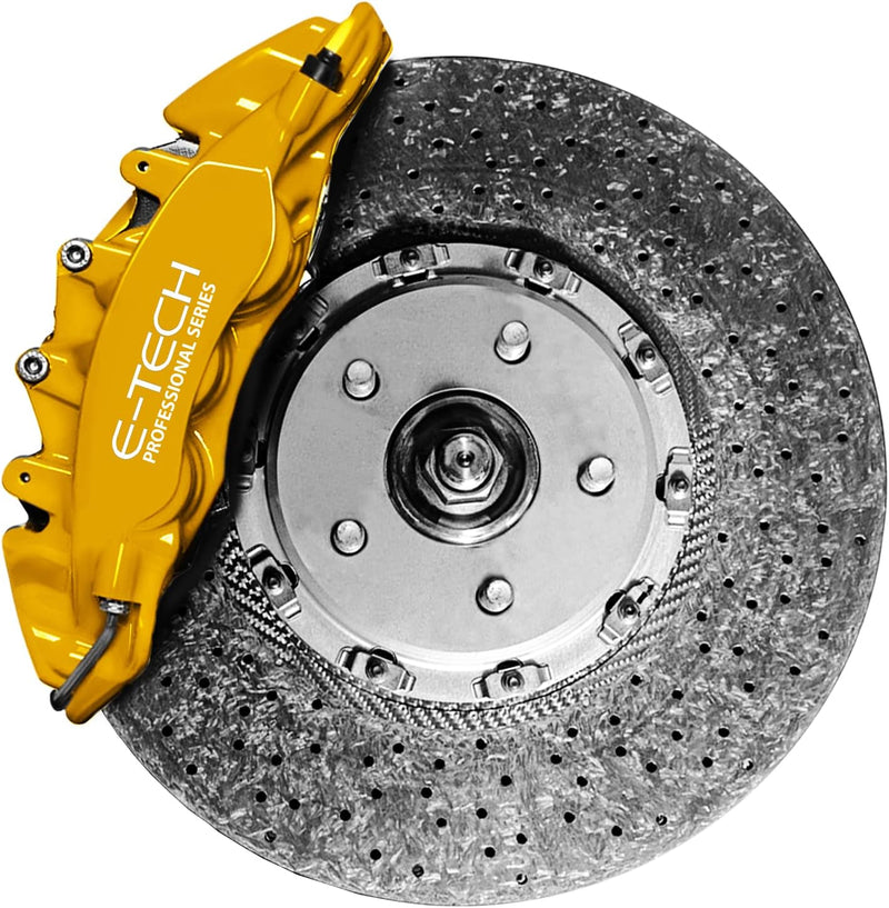 E‑Tech Brake Caliper Paint Kit – Professional High Temperature 220°C-Yellow