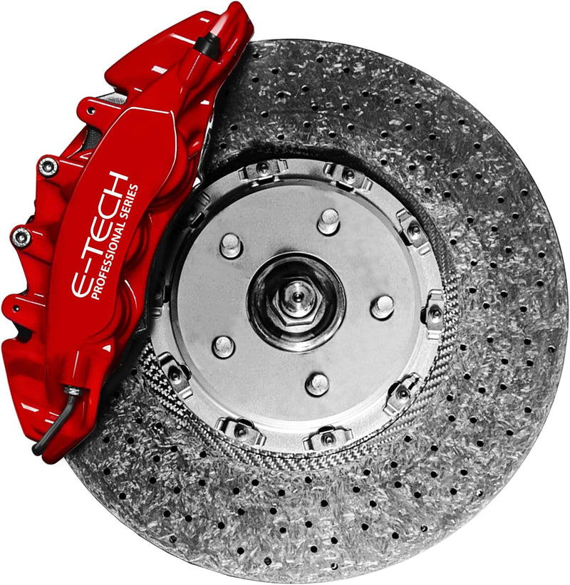 E‑Tech Brake Caliper Paint Kit – Professional High Temperature 220°C-Race Red