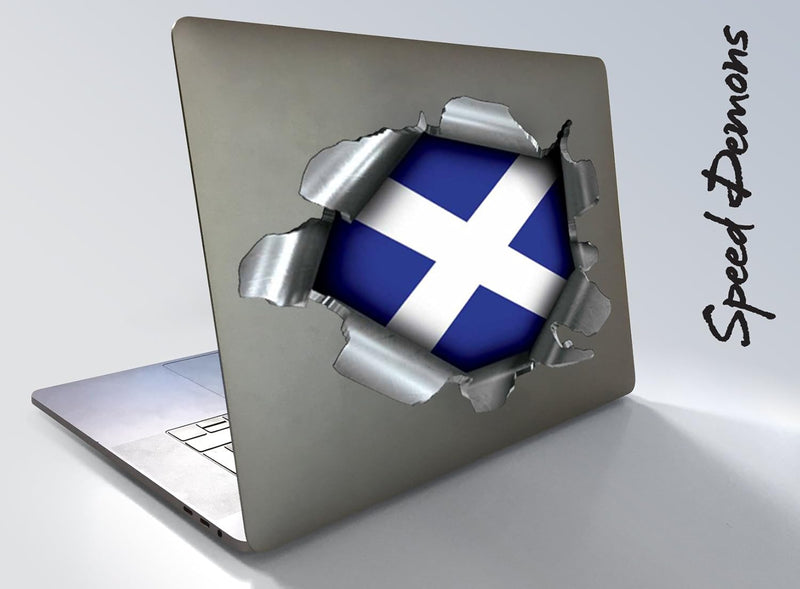 Speed Demons Flag Sticker – Self Adhesive Graphic-Scotland-Extra Large