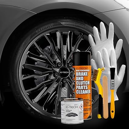 E‑Tech Brake Caliper Paint Kit – Professional High Temperature 220°C-Graphite