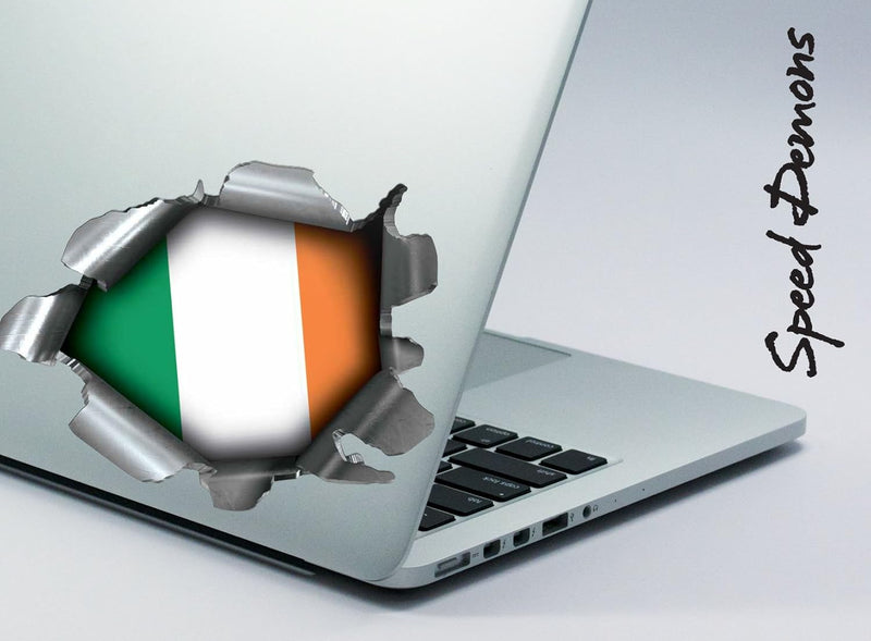 Speed Demons Flag Sticker – Self Adhesive Graphic-Ireland-Standard