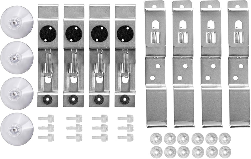 Trade Plate Holders Multi-Function – Allows Original Number Plate To Be Seen as per DVLA Guidance – Includes 4 Optional Suction Cups for Inside Display