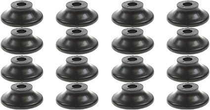 Trailer Cover Tie Down Button Hook Cleats – Plastic Fixing Buttons-16 Pack