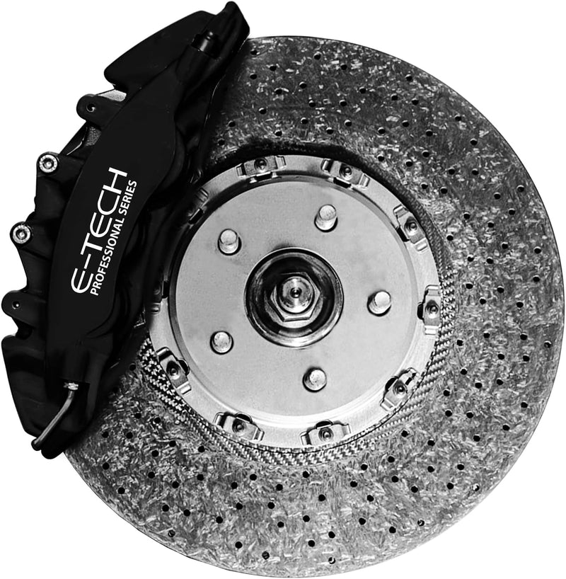 E‑Tech Brake Caliper Paint Kit – Professional High Temperature 220°C-Matt Black