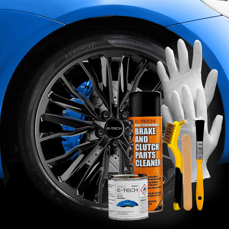 E‑Tech Brake Caliper Paint Kit – Professional High Temperature 220°C-Blue