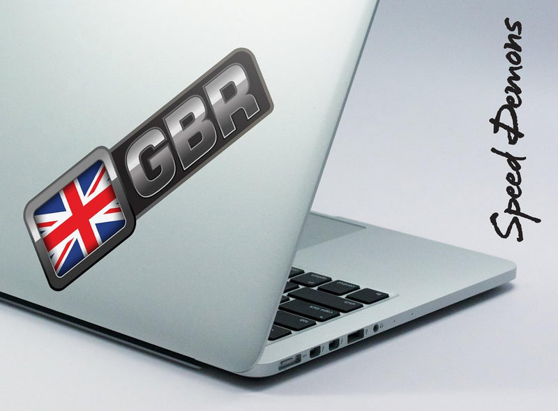 Speed Demons Flag Sticker – Self Adhesive Graphic-Union Jack (Side Flash)-Standard