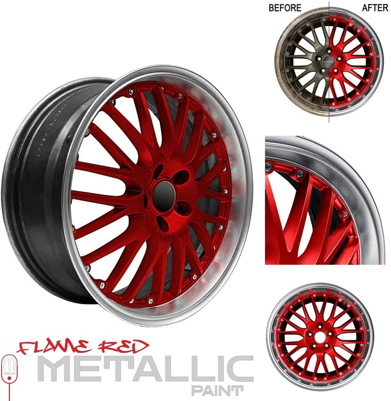 E-TECH Formula Metallic Spray Paint – Heat Rated 180°C-Flame Red