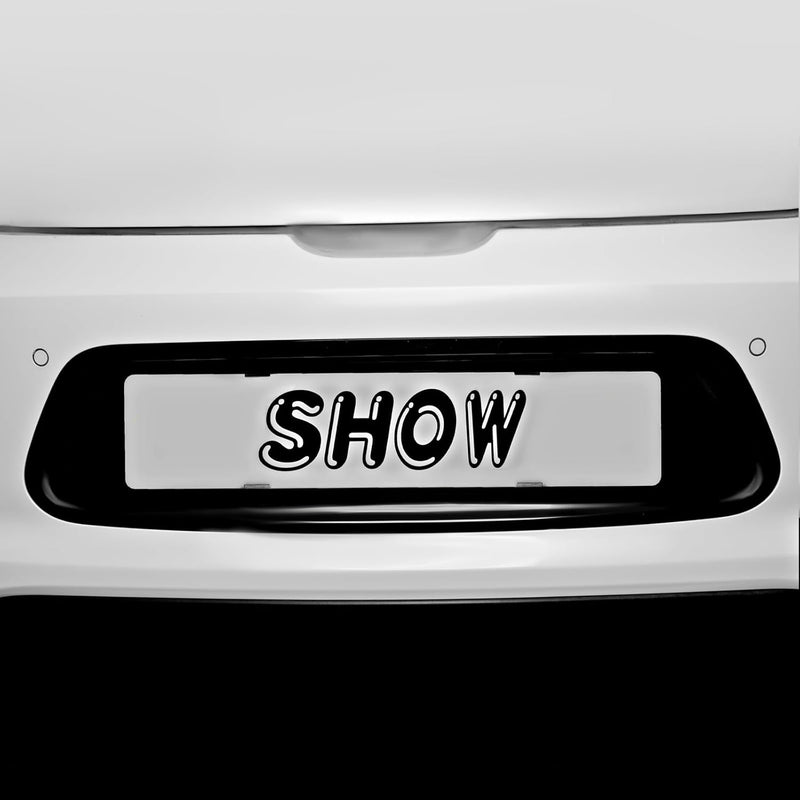 Showroom Number Plate Holder – Display Mount