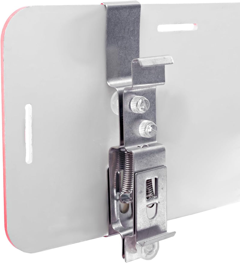 Trade Plate Clip‑On Brackets & Suction Cup Set – Single Plate