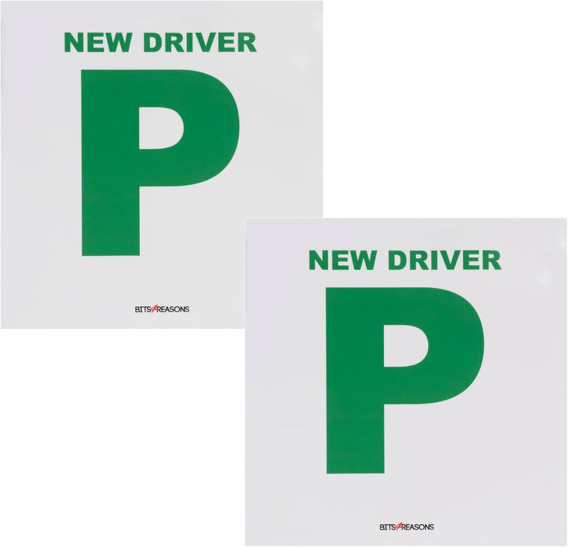 Professional Self Adhesive Removable P Plates – Pair