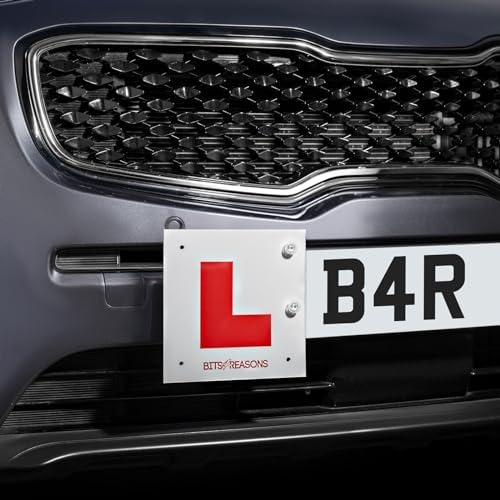 Professional Clip On L Plate – 110mm Number Plate Fit