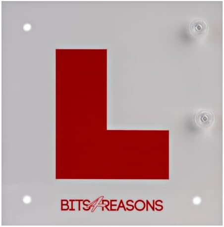 Professional Clip On L Plate – 110mm Number Plate Fit