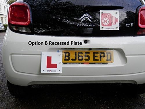 Professional Clip On L Plate – 110mm Number Plate Fit
