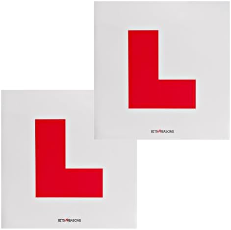 Professional Self Adhesive Removable L Plates – Pair