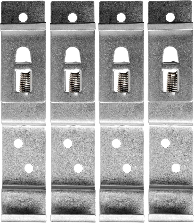 Trailer Number Plate Holder Clips – Stainless Spring Loaded – 4 Pack