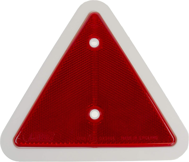 White Edge Reflector Triangle Pair