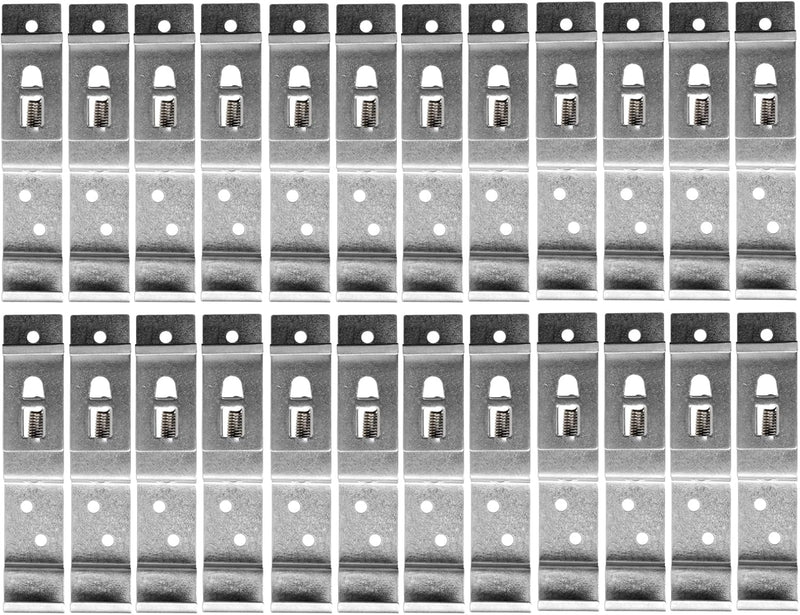 Trailer Number Plate Holder Clips – Stainless Spring Loaded – 24 Pack (Bulk)
