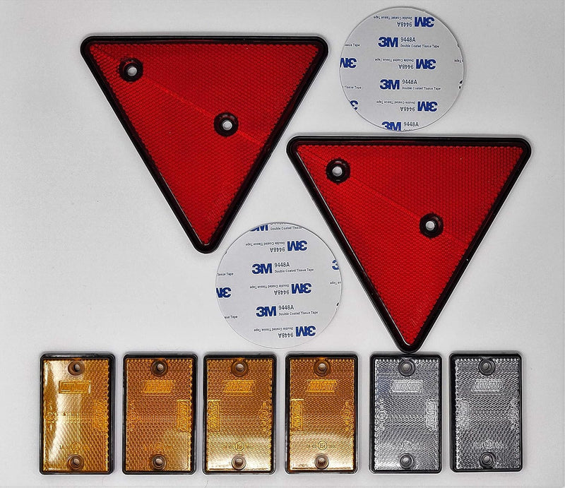 Maypole Full Trailer Reflector Kit