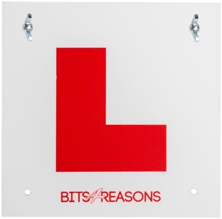 Rear Easy Fit Rigid L Plate – Single (Motorbike Compatible)