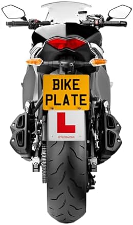 Rear Easy Fit Rigid L Plate – Single (Motorbike Compatible)