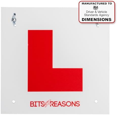 Rear Easy Fit Rigid L Plate – Single (Motorbike Compatible)