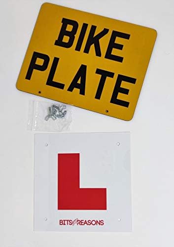 Rear Easy Fit Rigid L Plate – Single (Motorbike Compatible)