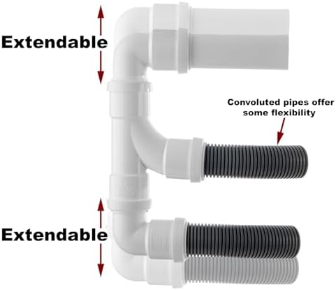 Twin Caravan Waste Water Outlet Pipe System Adaptor – FloPlast Fittings