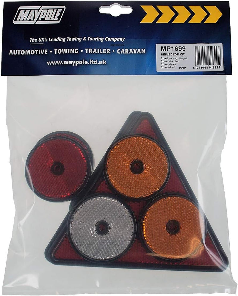 Maypole Trailer Reflector Kit MP1699