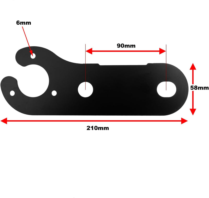 Tow Socket Mounting Plate