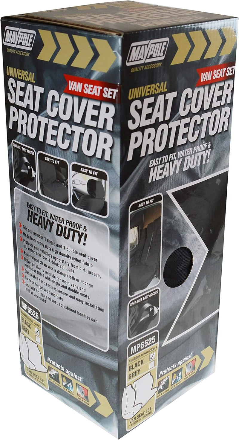 Maypole MP6525 Universal Van Seat Cover Set – Waterproof
