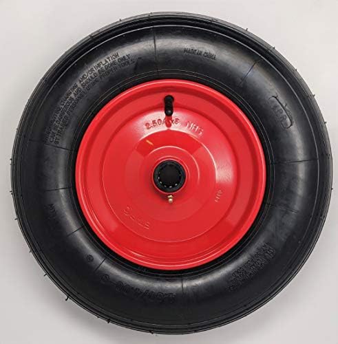 Smooth Roll 8 Inch Steel Wheel 25mm Bearing 4.80/4.00-8 Heavy Duty