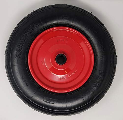 Smooth Roll 8 Inch Steel Wheel 25mm Bearing 4.80/4.00-8 Heavy Duty
