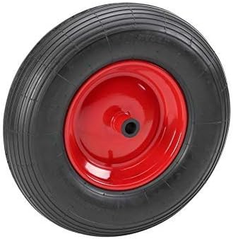 Smooth Roll 8 Inch Steel Wheel 25mm Bearing 4.80/4.00-8 Heavy Duty